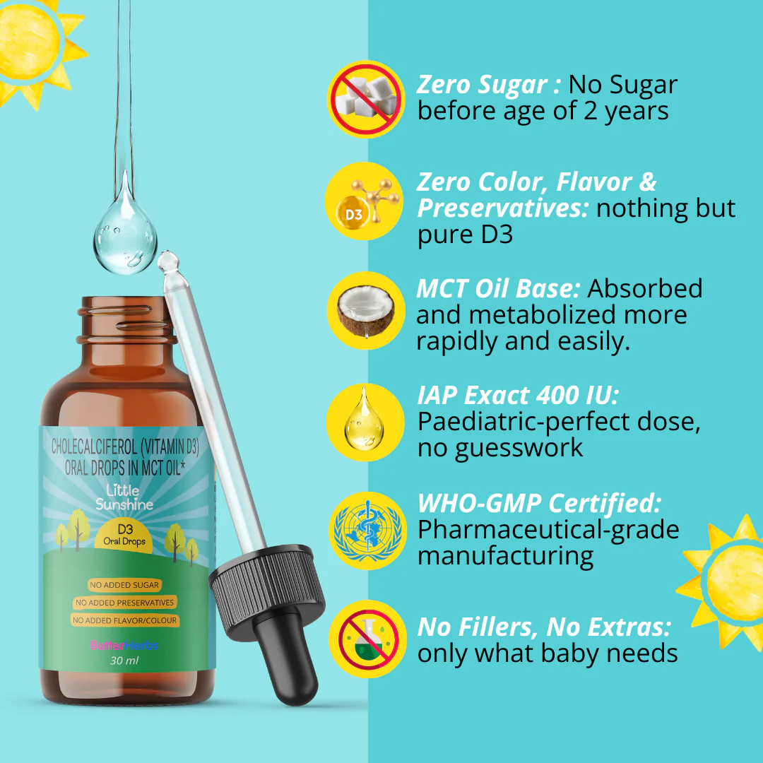Little Sunshine Vitamin-D Drops For Infants - Image 6